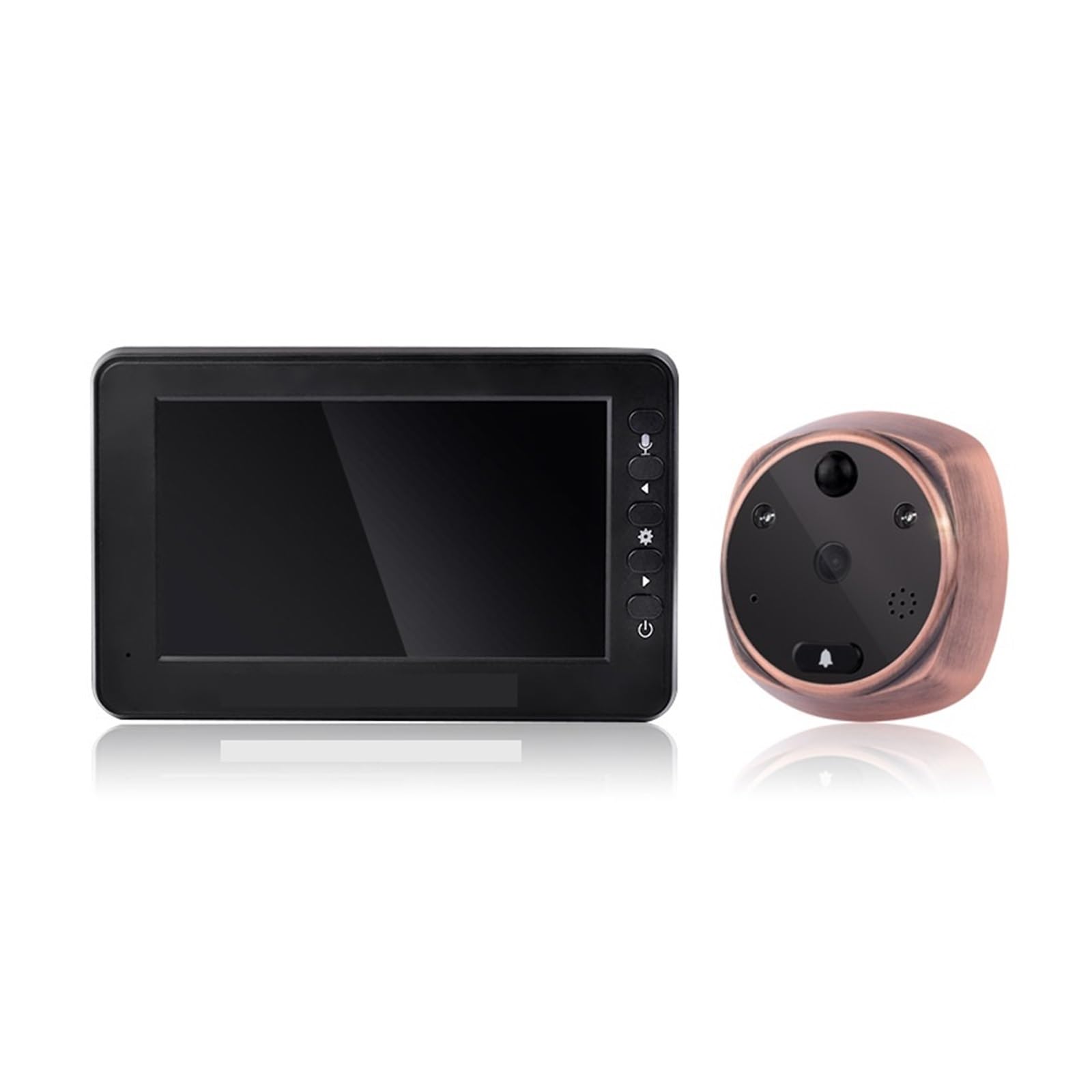 4.3" Citofono Digitale Spioncino Video Automatico Fotocamera Spioncino For Porta Telecamera HD IR Visione Notturna Rilevazione Movimento Campanello Di Sicurezza(Size:With 8G TF Card)