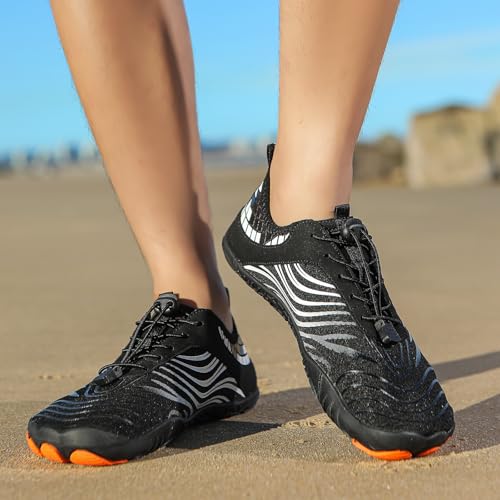 Image of Hike Barefoot Shoes for Women Men, Pro Barefoot Shoe with Wide Toe Box for Hiking, Walking, Swimming, Non-Slip Breathable Lightweight Water Shoes Unisex