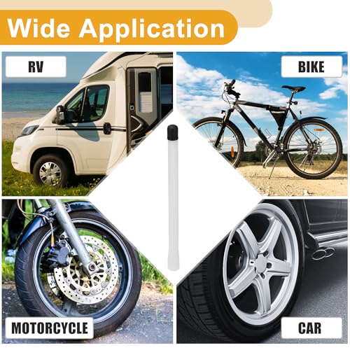 Image of 10pcs 150mm Tire Valve Extension Universal Plastic 180 Degree Tyre Valve Inflation Adapter for Car Motorcycle RV Truck Bike