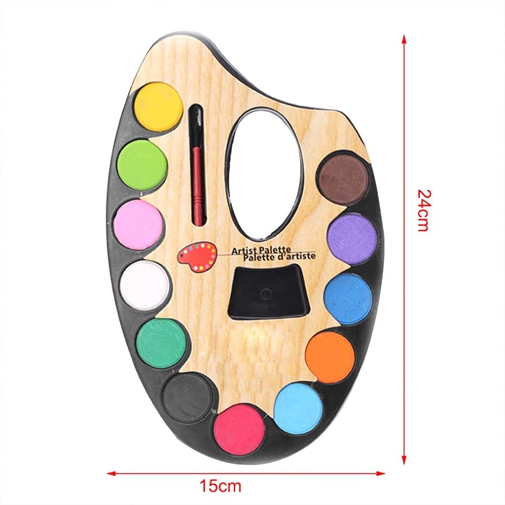 TARTAMYA Watercolour Paint Set for Kids, Sketch Painting Art Kit with Palette, Multicolour 4