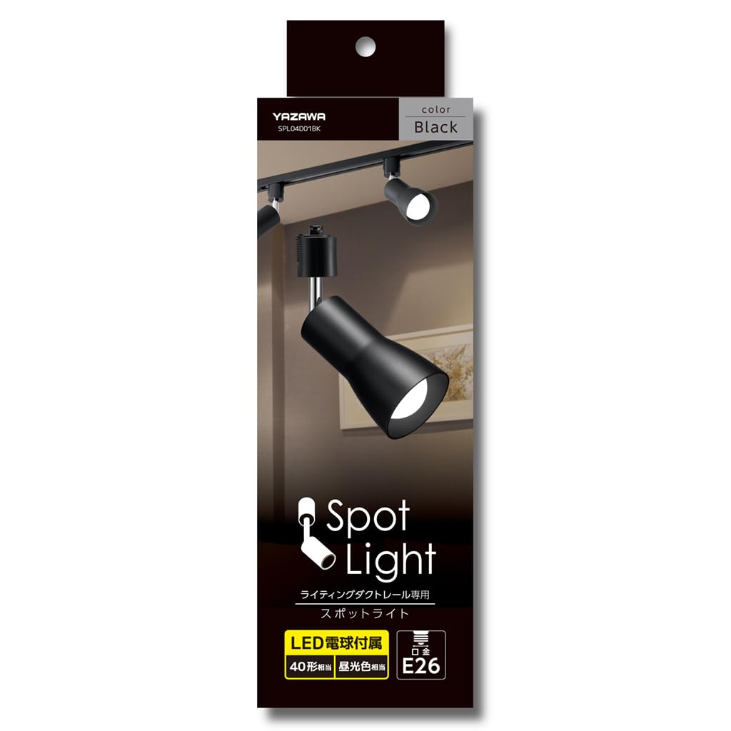Amazon.co.jp : 【40W相当 485lm / LED電球付属 】 YAZAWA ダクト