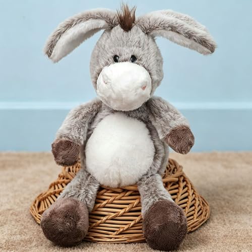OhebEsx Esel Kuscheltier Kuscheltier Esel Stofftier Trotro Der Kleine Esel Trotro Kuscheltiers 32 cm