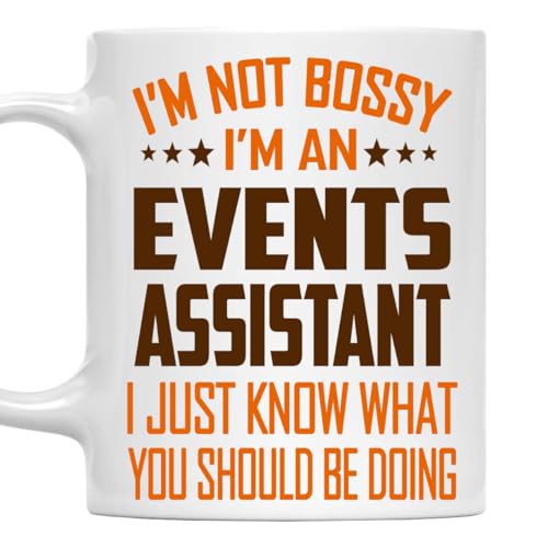 MONIZILUCKY I'm Not Bossy, I'm an Events Assistant Mug 11Oz