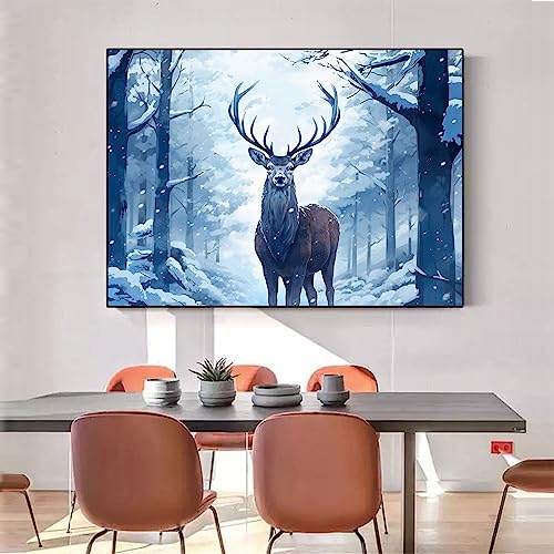 Tableau decoration murale salon NOYORO impression sur toile contemporaine pour sejour moderne - 2