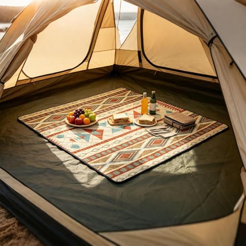 Manta de picnic grande y lavable: la solución perfecta para evitar la humedad en el camping 4