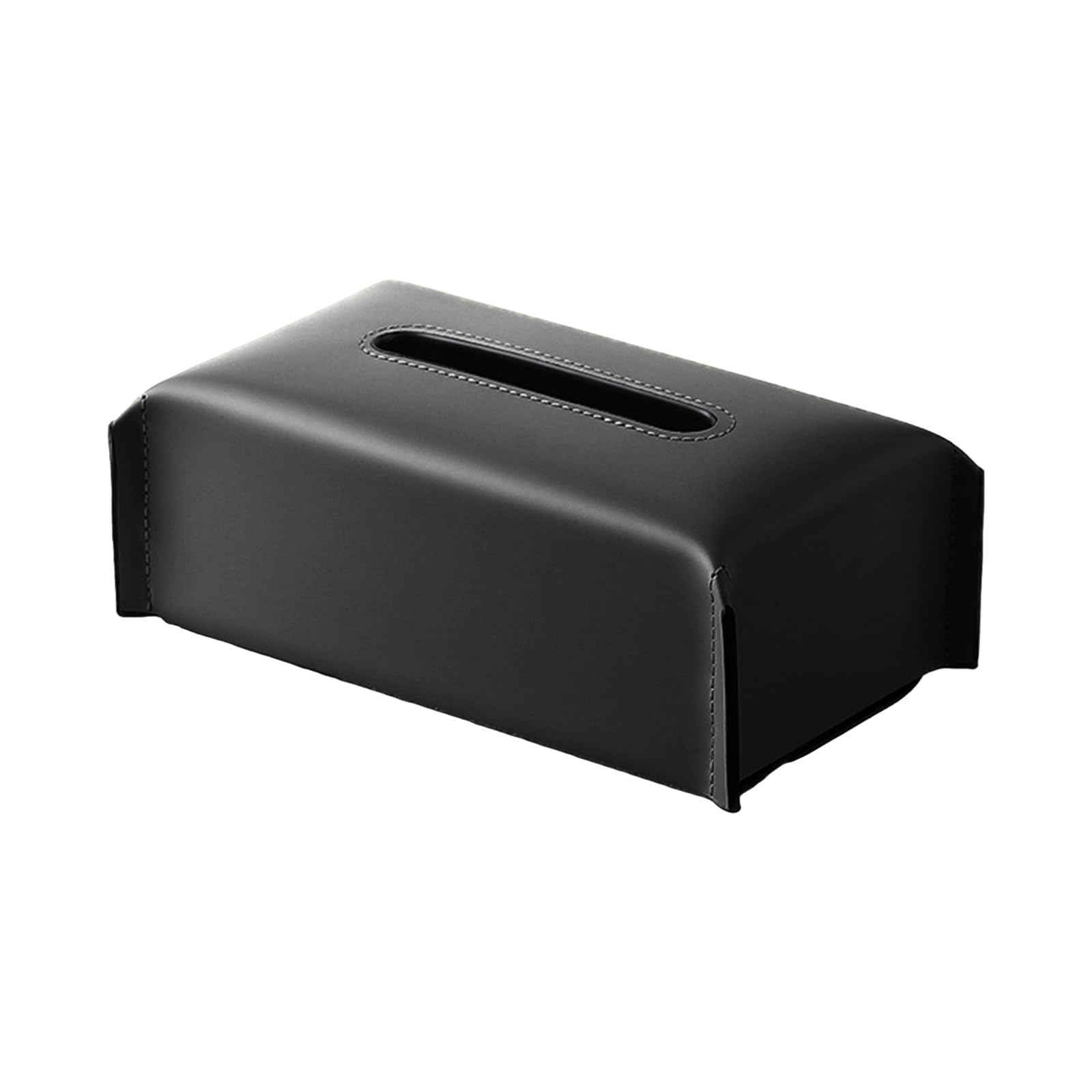 Xinsheinelry Tissue Box Tissues Container Fashionable PU Leather Paper Towel Dispenser Rack Rectangular Napkin Holder Desk Tissue Box