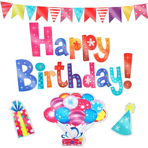 Imanes decorativos coloridos para cumpleaños 29 piezas
