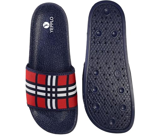 Image of ZAPPY Men's and Boy's Comfortable Flexible Super Soft Strap Slides Flip-Flop Slippers