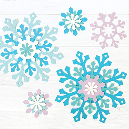 Printworks Winter Wonderland Cardstock, 5 Assorted Colors, Solid Core, 200 Sheets, 8.5” X 11” (00599) #TOP5