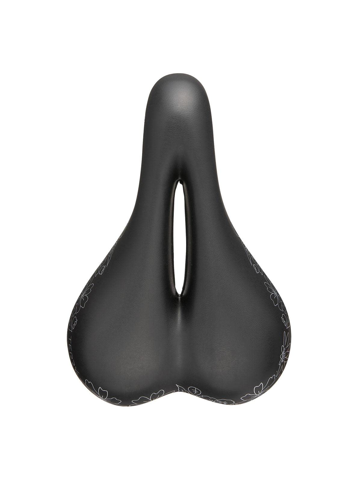 Terry Selle de vélo Cite X pour femme, siège de vélo large et confortable en gel absorbant les chocs avec pan coupé central