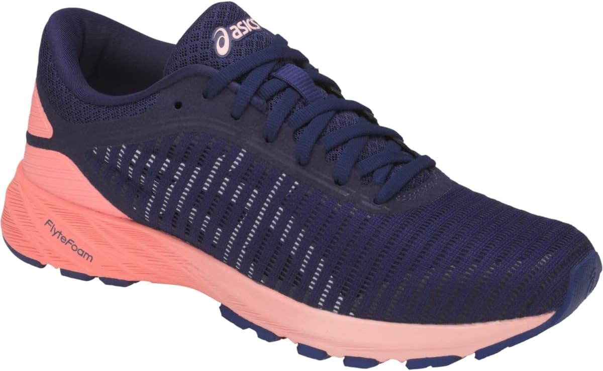 ASICS Women's Dynaflyte 2 Running Shoe Indigo Blue/White/Begonia Pink 9 (S)