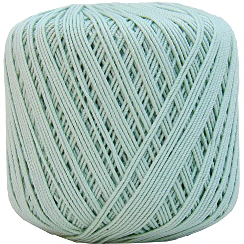 Image of ThreadArt 100% Cotton Crochet Thread Size 3, Sea Mist 8 | Soft pure cotton crochet thread for lace, doilies, amigurumi and crafts. Smooth finish with crisp stitch definition.