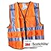 Produktbild Salzmann 3M Hochsichtbare Warnweste - Hergestellt mit 3M Reflektierendem Material - Mit 4 Vordertaschen und Reißverschluss