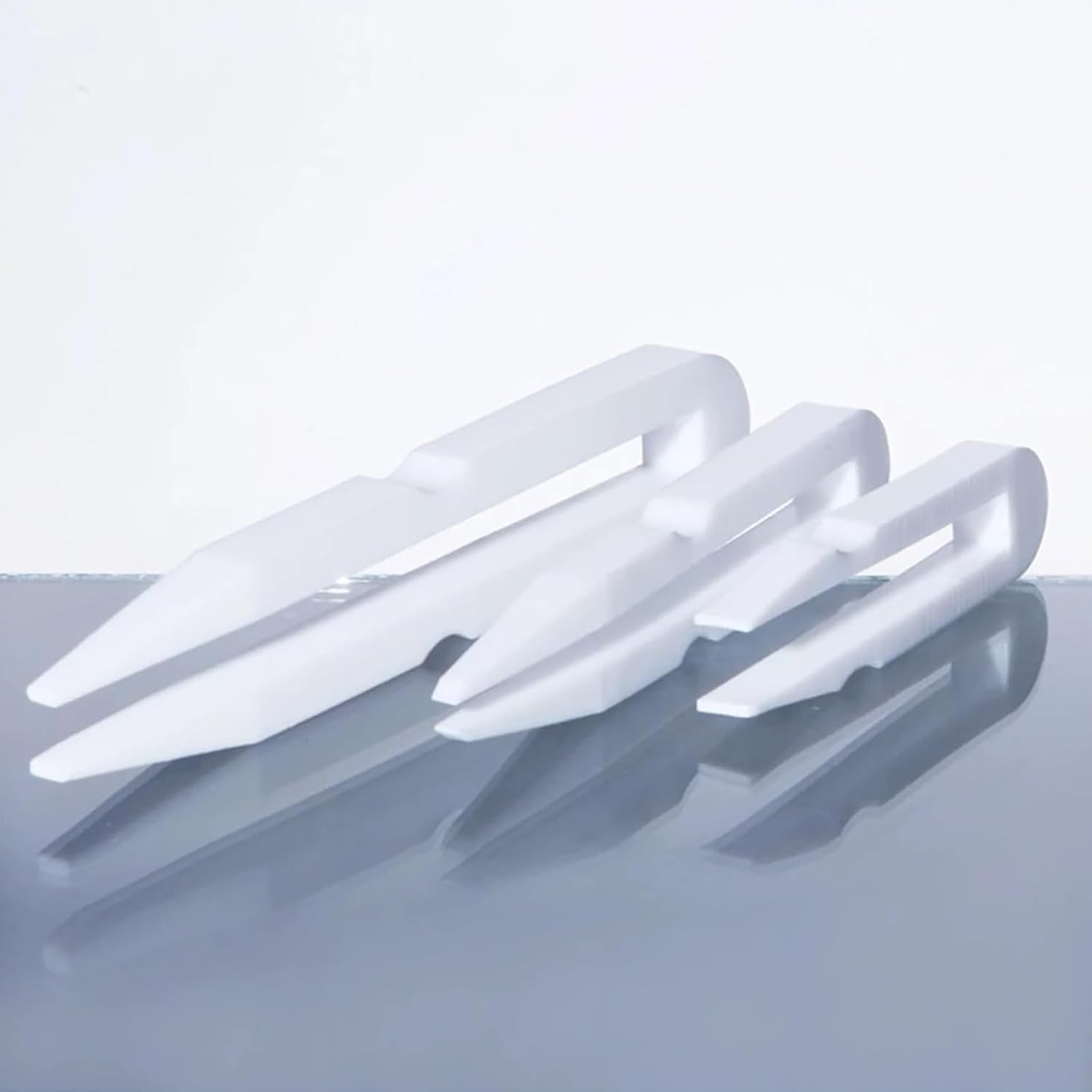 1pc Lab PTFE Tweezers - Thickened F4 Forceps 100/150/200mm Strong Acid-Base Resistance (150mm)