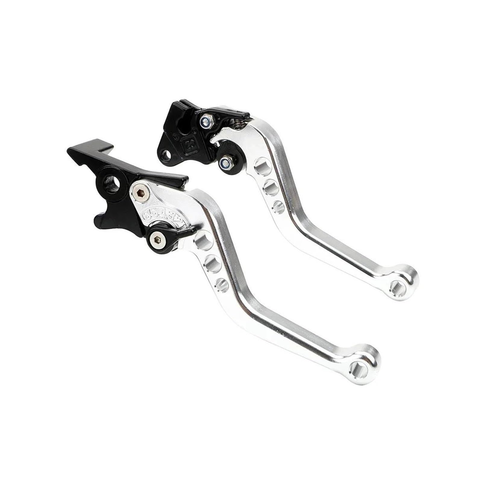Mbpbvrvaf One Color Handlebar Clutch Brake 22Mm For Suzuki Motorbike Accessories Modification Alloy Cnc Moto Motorcycle Clutch Brake Handle Disc Drum Lever Adjustable Clutch Leve(B)