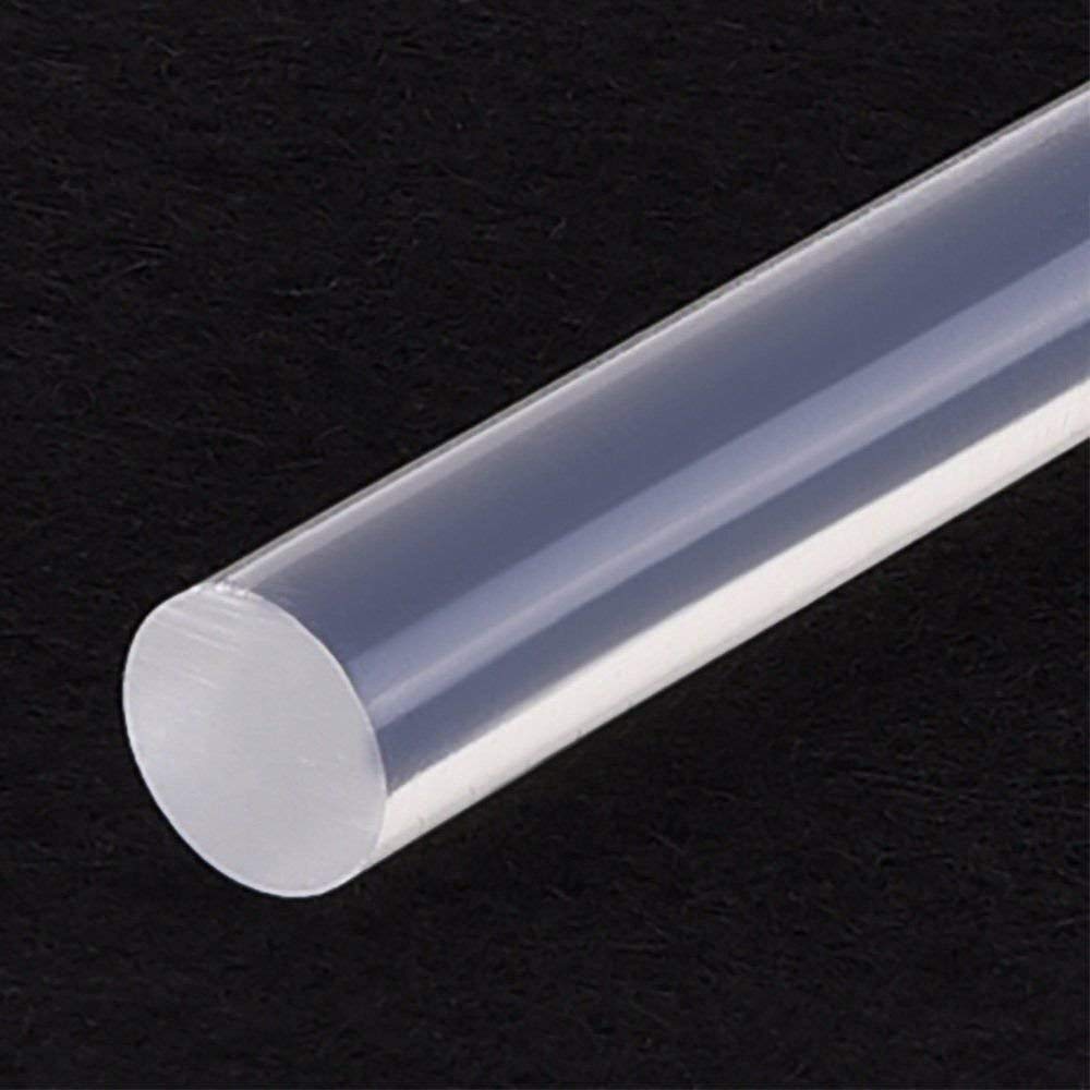 AUFUN Colla a Caldo 11x200 mm Stick colla a caldo bastoni di colla per pistola colla a caldo - Semitrasparente, 2KG