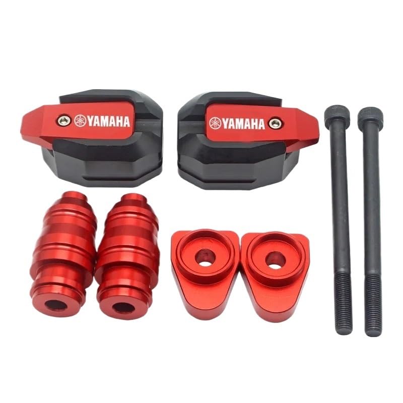 Owiewka motocyklowa for FZ1 FZ1N FZ6 FZ6N FZ8 FZ8N MT03 R3 MT09 13-18 Motorcycle Crash Protector CNC Engine Cover Frame Sliders(ZIELONY)