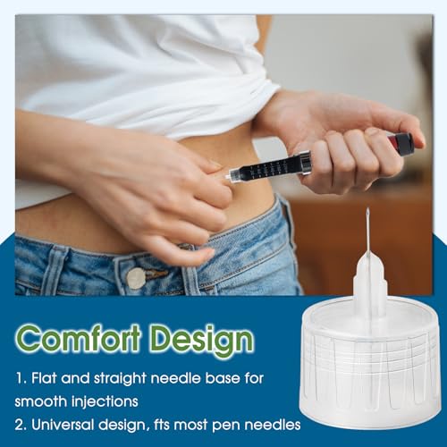 image for CareLiving 200 Count Insulin Pen Needle 32G 4 mm (5/32”), Universal 