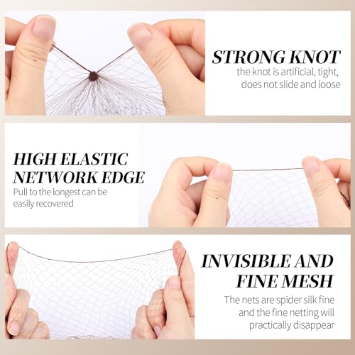 Teenitor Hair Bun Maker Kit - 4Pcs Medium Donut Shapers, 10Pcs Invisible Nets, 10Pcs Bobby Pins, Crown Shaper Set thumb #3