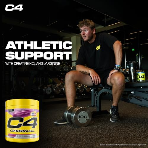 Image of C4 Original Pre Workout - Popsicle Grape - Pre-Workout for Endurance, Focus & Performance with 200mg Caffeine, Beta-Alanine, Creatine Nitrate, L-Arginine & PeptiPump - Sugar Free, 25 Servings