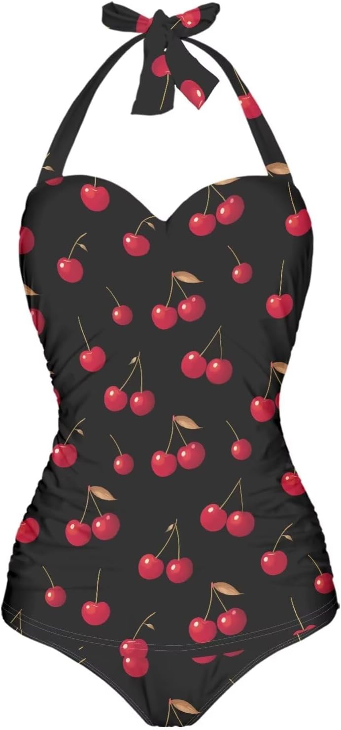 Bathing Suit for Women Plus Size One Piece Swimsuit Tummy Control Bikini High Waist Swimming Suit Sexy Beach Outfit