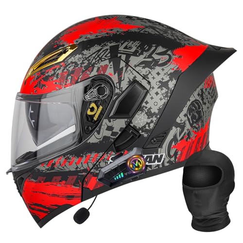 HALYING Abatible Helmet with Removable Liner