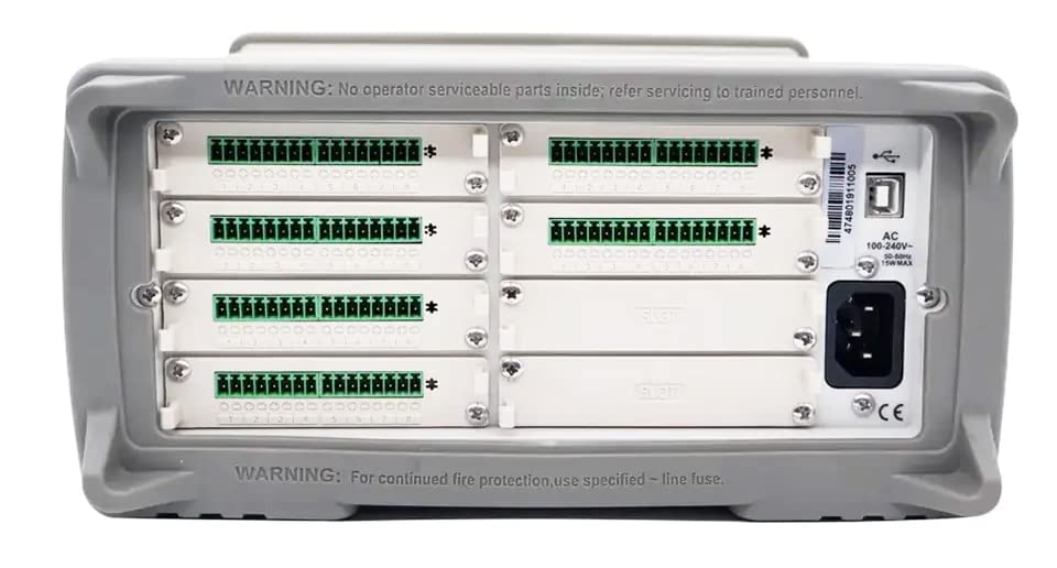 48 Channel Thermocouple Thermometer Industrial Temperature Meter Tester High Temperature Testing Instrument with Resolution 0.1℃ Accuracy 0.2%+1℃