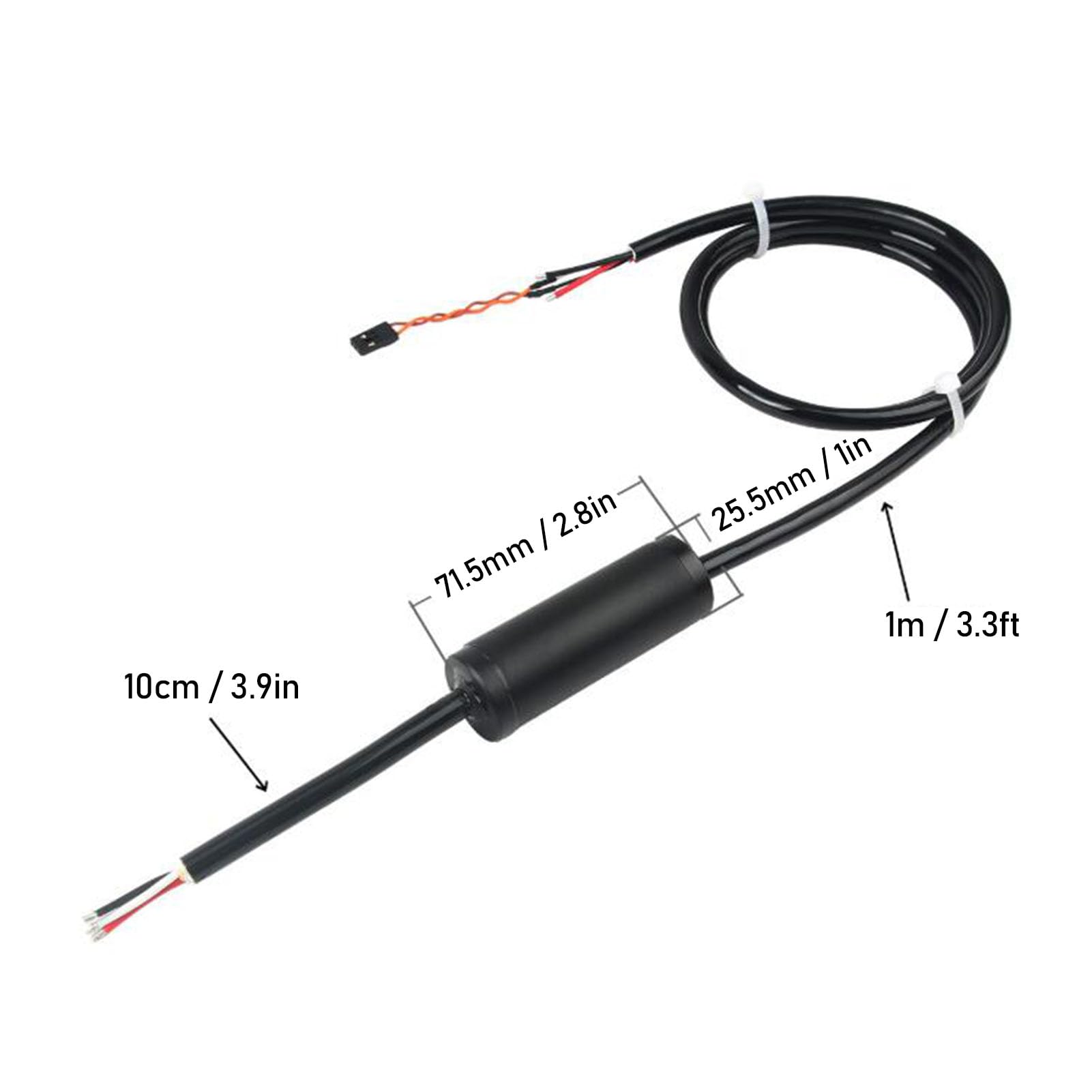 Generic Bezszczotkowy Podwodny Ster Strumieniowy ESC 100m 35A z metalową obudową do Akcesoriów do łodzi RC