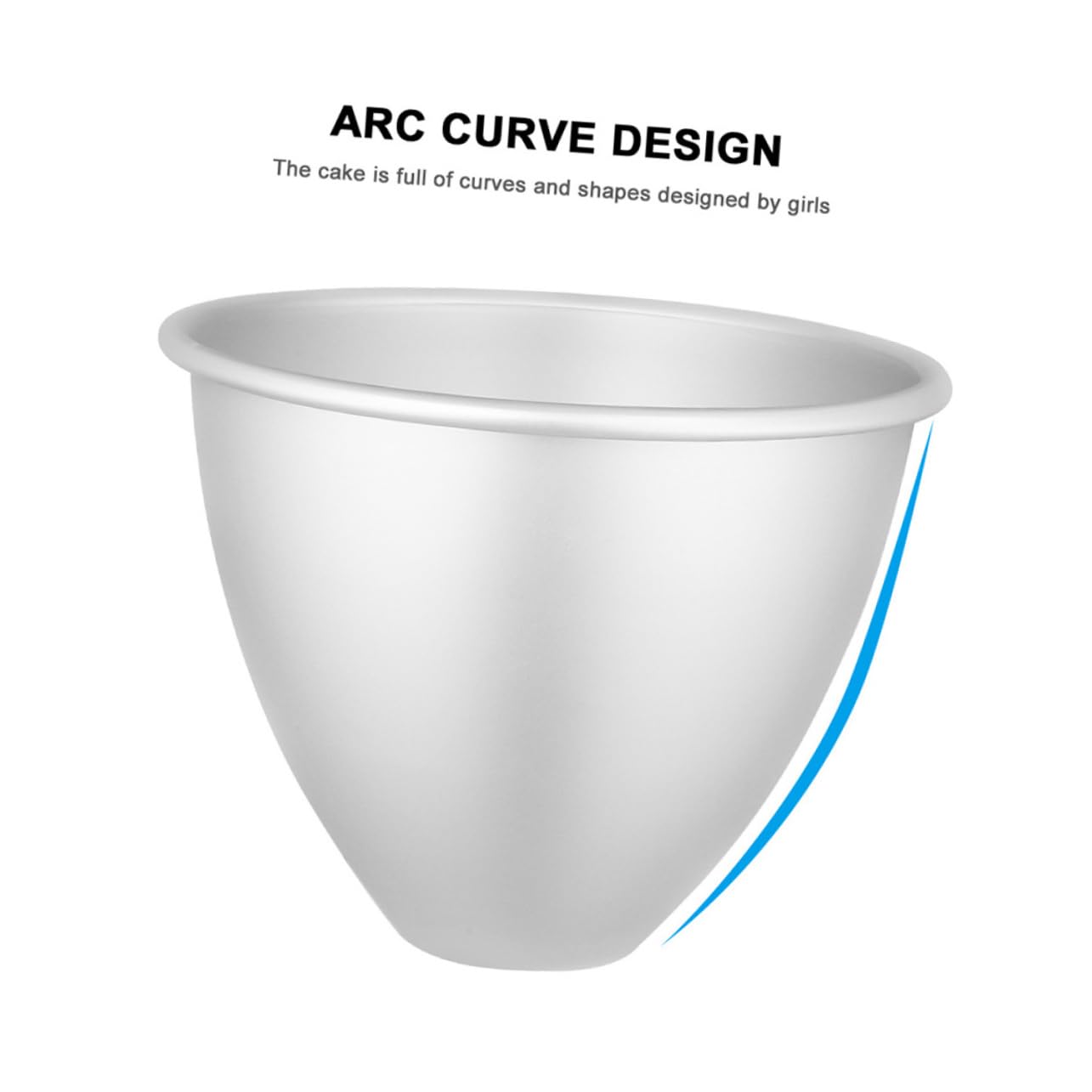 Cabilock 2pcs Doll Cake Molds Aluminum Baking Molds for Cheesecake Kitchenware for Home Baking and Professional Use and Even Heating