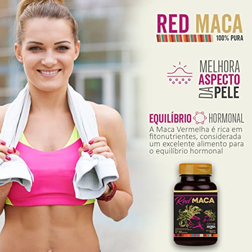 Maca Peruana Red (vermelha), Color Andina Food, Veg, 60 caps