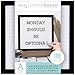 DCWVE Die Cuts with A View Board Letterboard-12 x 12-Black and White (189 pcs) LB-006-00003, 12 x 12