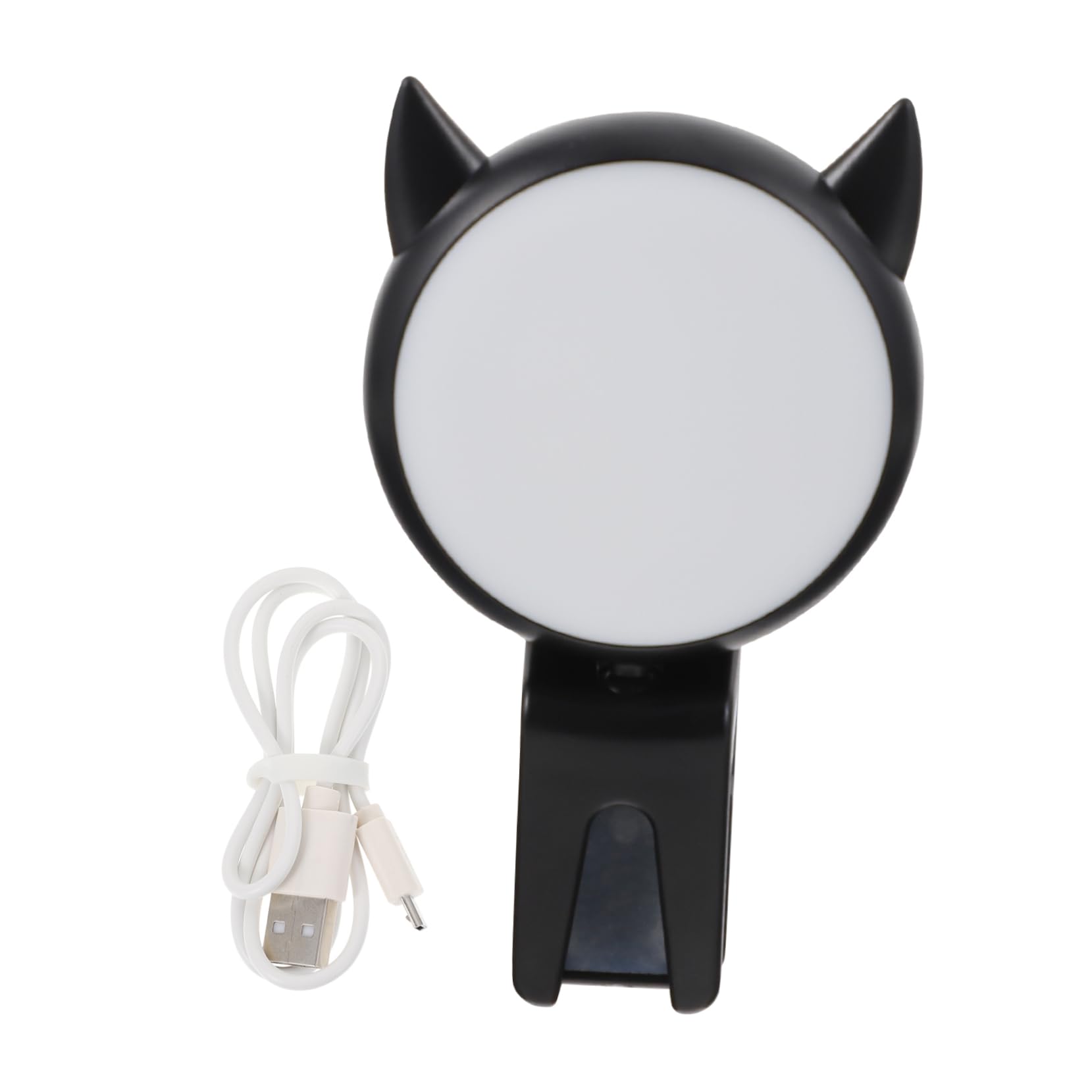 DOITOOL 1Set Mini Selfie Fill Light for Phone Portable Clip LED Selfie Lamp with Brightness Design for Makeup Vlogging and Photography