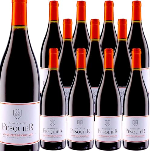 [12�{�Z�b�g] ���@���E�h�E�y�C�E�h�E���H�[�N�����[�Y�E���[�W�� (�h���[�k�E�f���E�y�X�L�G) Vin de Pays de Vaucluse Rouge (Domaine du Pesquier) �t�����X �R�[�g�E�f���E���[�k ���@���E�h�E�y�C�E�h�E