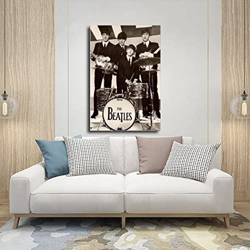 Poster sur toile The Beatles at Ed Sullivan Show – Décoration murale – Pour salon, chambre à coucher – Sans cadre : 50 x… - Les Beatles, Paul McCartney, John Lennon, RIngo Starr, George Harrison Poster sur toile The Beatles at Ed Sullivan Show - Décoration murale - Pour salon, chambre à coucher - Sans cadre : 50 x… – Image 6