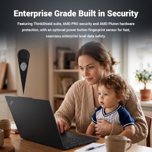 Image of Lenovo ThinkPad P14s AMD Ryzen AI 7 Pro 450 Business Laptop, 64GB + 2TB