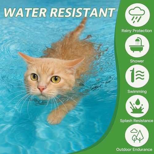 UroClysmic 2er-Pack Katzenhalsband mit Natürlichen Ätherischen Ölen, Wasserdicht, Verstellbar, 16 Monate Schutz für Kätzchen ab 7 Wochen, Komfort und Sicherheit