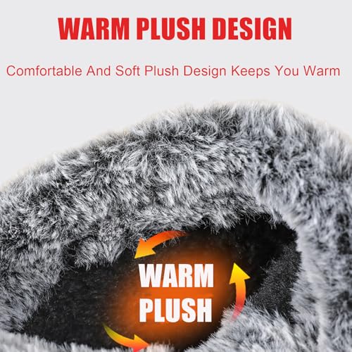 Women'S Waterproof Winter Snow Boots Warm Fur Lined Comfort Slip On Outdoor Lightweight Non-Slip Ankle Booties2