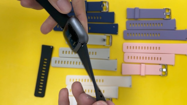 Pack de 4 correas de silicona para Fitbit Versa miniatura 7