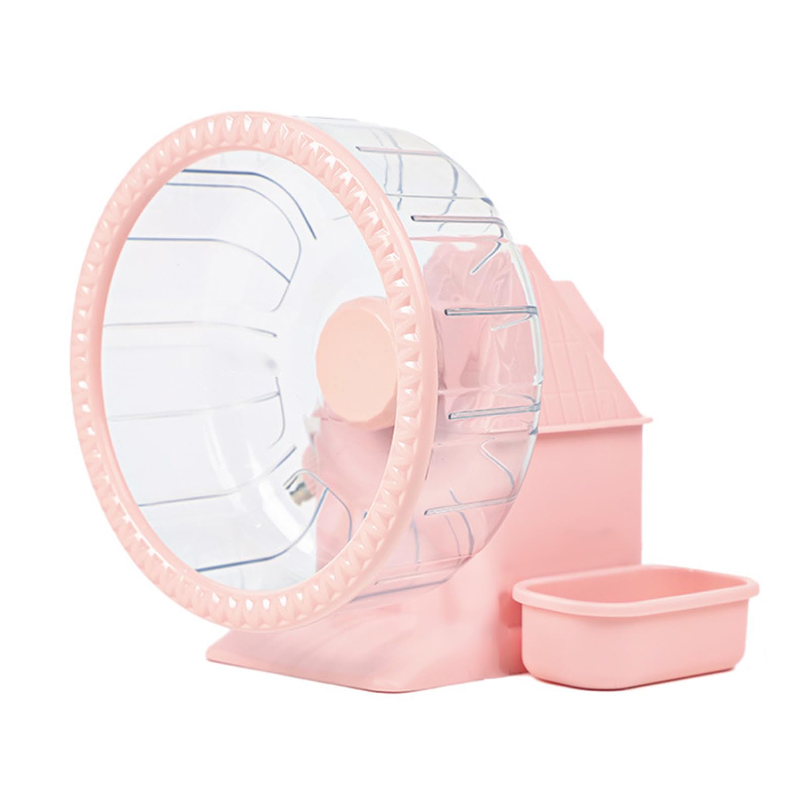 Rad mit verstellbarem Ständer Hamster Übungsrad Vier in-1-Scheibenspielzeug Wellness Zubehör Sicherer Hamster