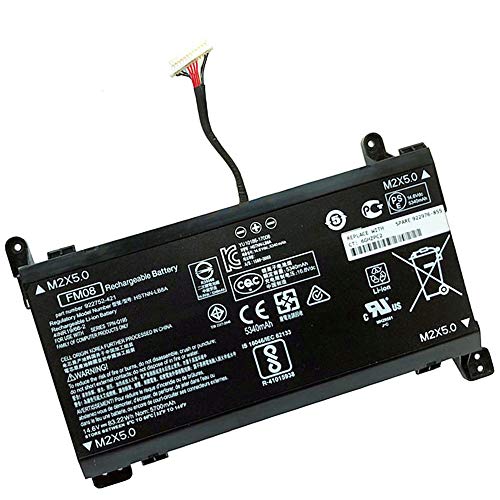 XITAI 83.22Wh 5340mAh 14.6V FM08 Repuesto Batería para HP Omen 17-an014ng HSTNN-LB8A 922976-855 922752-421 12 Cables