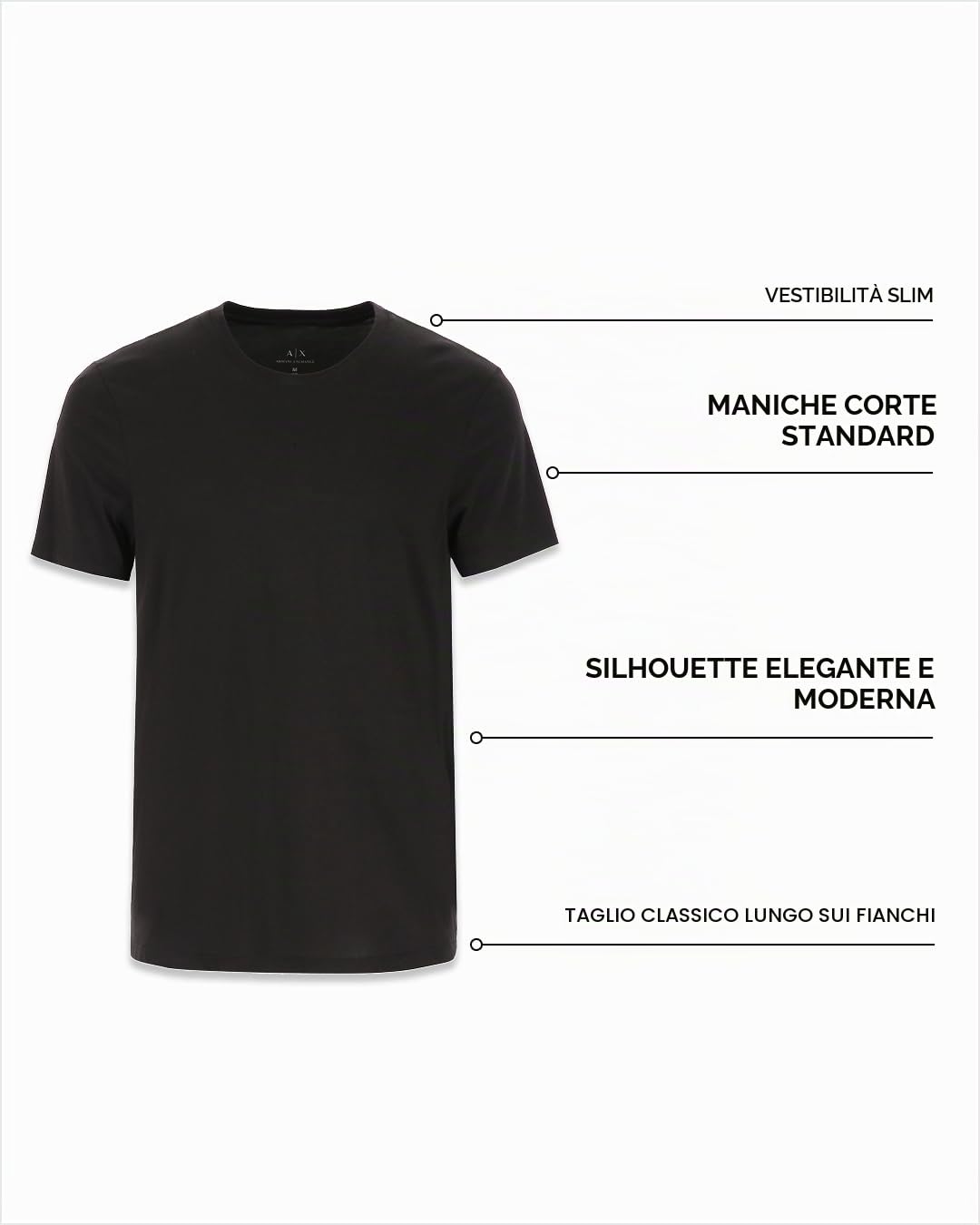 Armani Exchange T-Shirt Uomo Art XM002785 AF10358