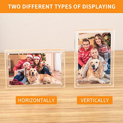 NIUBEE 8.5 by 11 Acrylic Picture Frame,Clear Document Certificate Frames with Magnets for Marriage Graduation, 2 Pack by NIUBEE - Image 5