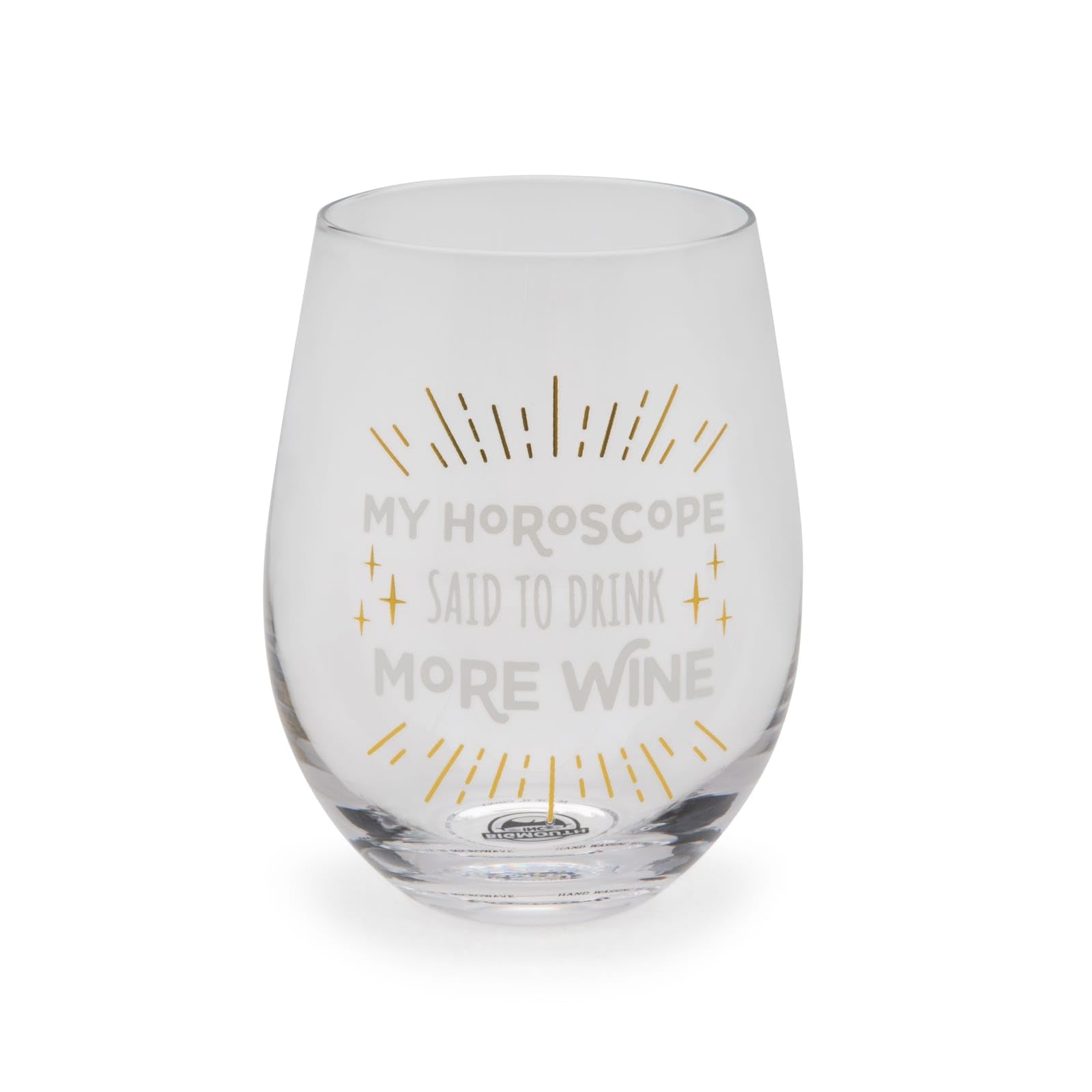 Verre à vin Horoscope BigMouth pour ne plus perdre son verre en soirée astro
