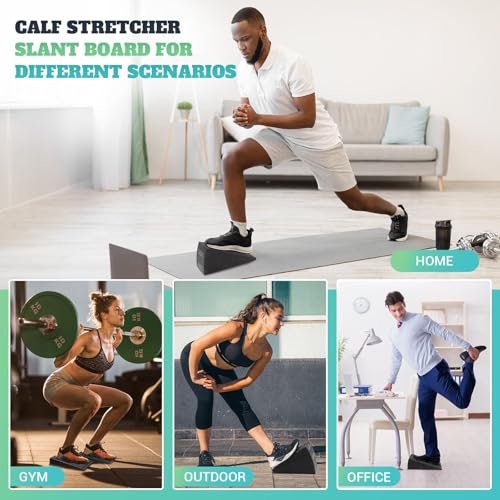 Image of Squat Wedge Block, 960 LBS Weight Capacity, Slant Board for Calf Stretching