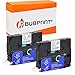 Produktbild Bubprint Kompatibel Schriftbänder als Ersatz für Brother TZE-131 TZE 131 für P-Touch 1280 2430PC 2730VP 3600 9500PC 9700PC D400VP D600VP H100LB H105 P700 P750W Schwarz auf Transparent 2er-Pack