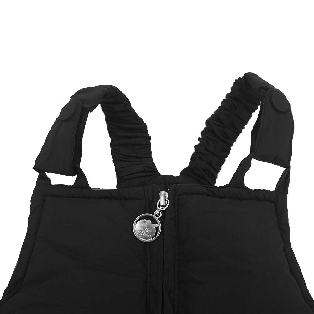 Happy Cherry - Salopette Hiver Bébé Garçon Fille Manteau Duvet sans Manche Enfant Combinaison de Neige Pantalons Longs Matelassé pour École Plein Air - 6 Mois-5 Ans