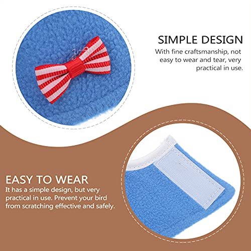 POPETPOP Anti- Bite Recovery Bird Collar 2pcs Bird Neck Collar Parrot Cone Recovery Pet Anti Biting Elizabeth to Bites Licking Wounds Plucking - Image 3
