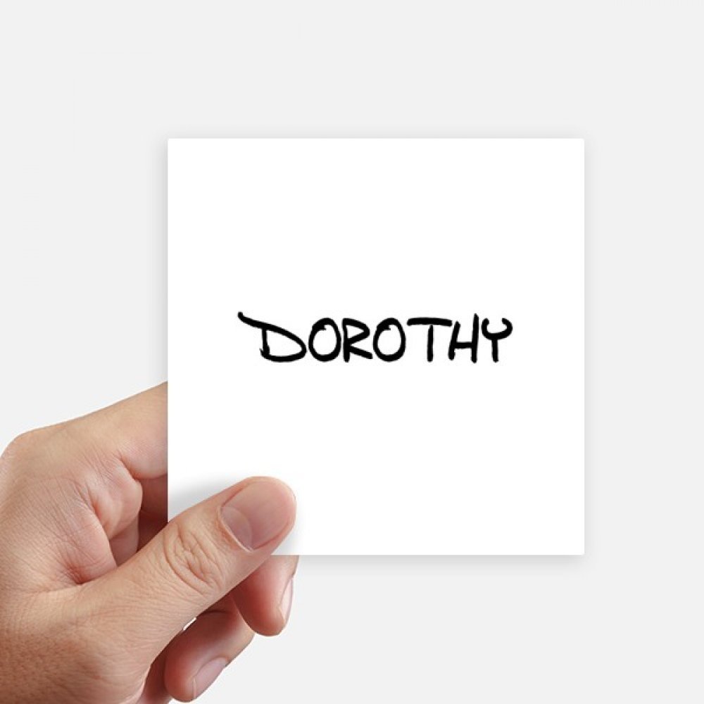 Autocollant carré Dorothy pour personnaliser votre ordinateur et valise