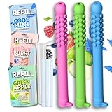 Health Chews 3 Pack Chewable Breather Sticks Quit Smoking Inhaler Essential Oil Vaporless Inhaler Quit Smoking, Vape Quit Vaping Tool, Stop Smoking Inhaler Stick, Smokeless Inhalers to Quit Smoking