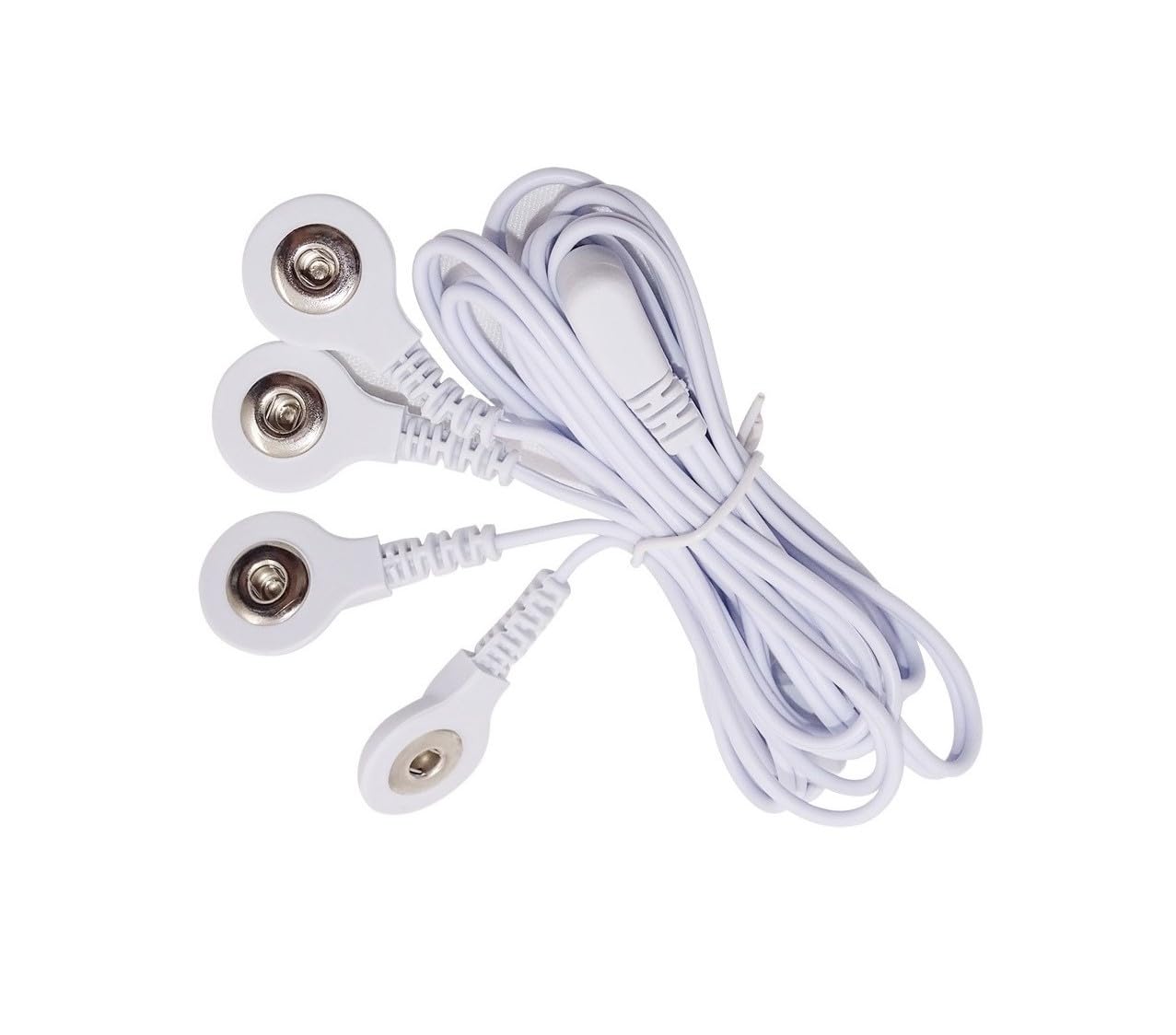 Replacement Premium TENS Lead Wires 2.35mm Shielded Plug to 4 Snap 3.5mm Connectors for TENS Units (Pack of 6) — Amazon image 5